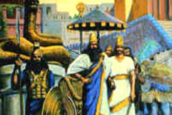 بخت النصر پادشاه بابل شد