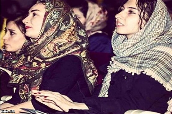 هانیه توسلی و خواهرش در کنسرت آنسامبل اپرای تهران+عکس