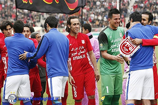 تساوی قرمز و آبی در تبریز