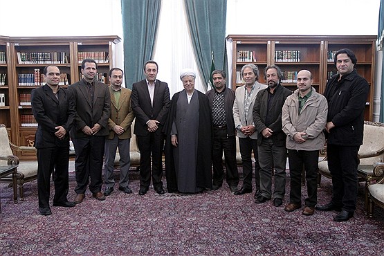 دیدار اعضای هیأت مدیره انجمن صنفی عکاسان مطبوعات با هاشمی رفسنجانی