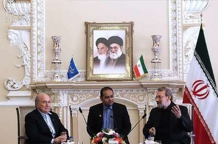 بلاتر از لاریجانی هم تشکر کرد