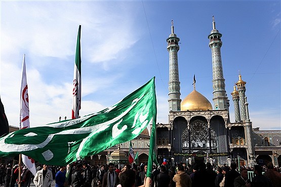 مراسم عزاداری روز 28 صفر در حرم حضرت معصومه (س)