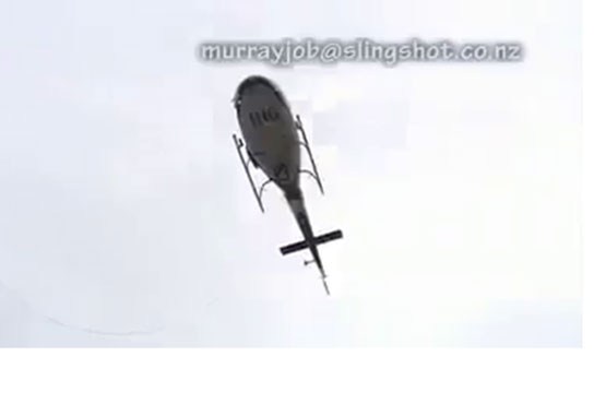 صحنه‌ای از سقوط یک هلیکوپتر