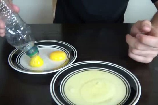 10 آزمایش شگفت انگیز با تخم مرغ