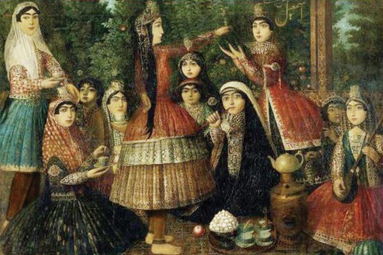 پیشکش کردن و بخشیدن زنان دردربار قاجاری