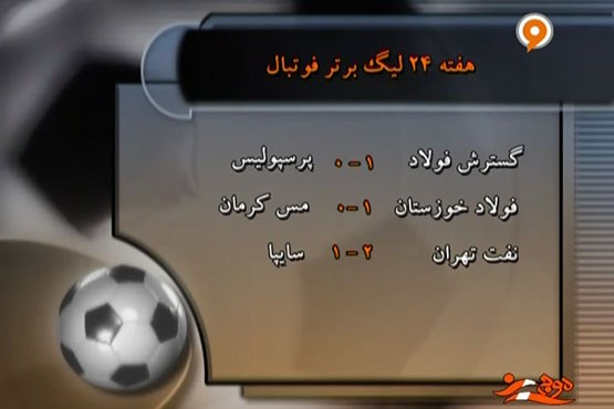 لیگ برتر رقابت های ورزشی داخلی هفته اخیر