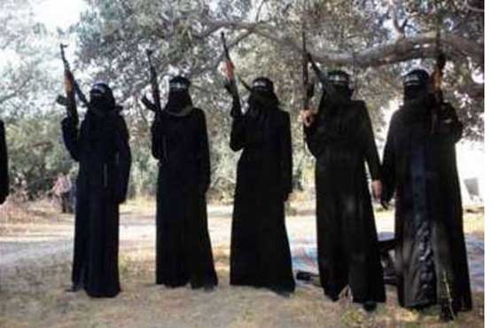گردان های زنانه گروه تکفیری «داعش» در سوریه