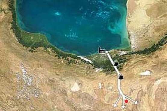 تعیین مسیر انتقال آب خزر به مرکز ایران