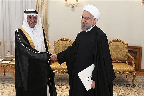 تقدیم استوار نامه سفیر جدید عربستان به رئیس جمهوری