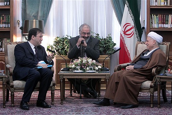 دیدار سفیر فرانسه با آیت‌الله هاشمی رفسنجانی
