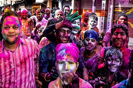 جشن رنگ‌ها در هند