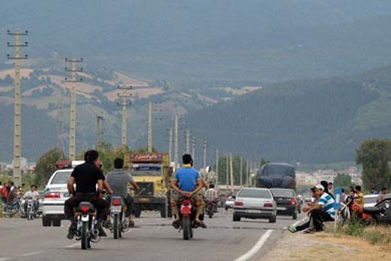 ممنوعیت تردد موتورسیکلت در روز طبیعت