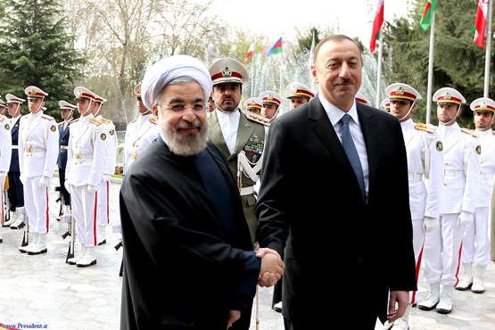 استقبال رسمی روحانی از علی اف