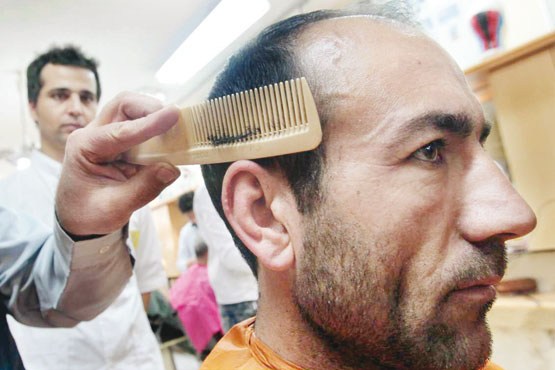نرخ آرایش موی مردان در تهران
