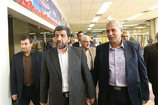 نشست عزت الله ضرغامی رئیس رسانه ملی با علی ربیعی وزیر کار