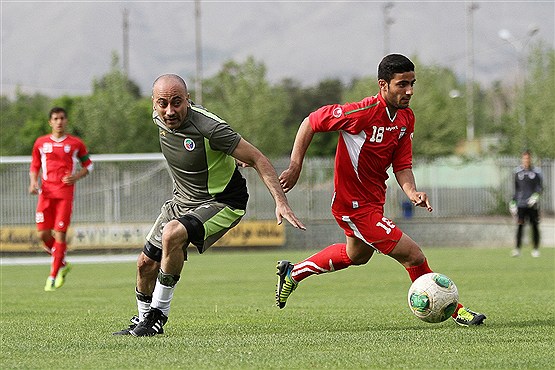 جشن بدرقه ی تیم ملی فوتبال هنرمندان به جام جهانی /تصاویر