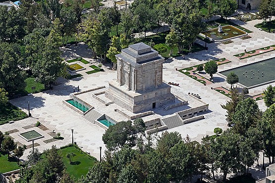 عکسهای هوایی از آرامگاه حکیم ابوالقاسم فردوسی