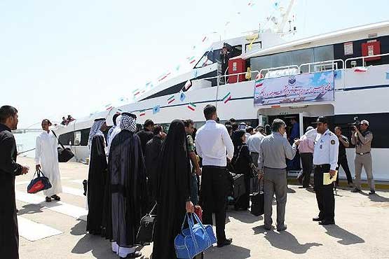 افتتاح خط دریایی خرمشهر به بصره
