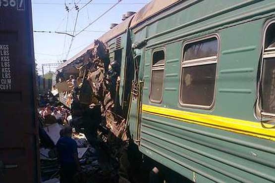 5 کشته در برخورد قطارها در مسکو