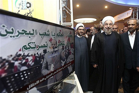 بازدید روحانی از نمایشگاه بازار فیلم اسلامی/ تصاویر