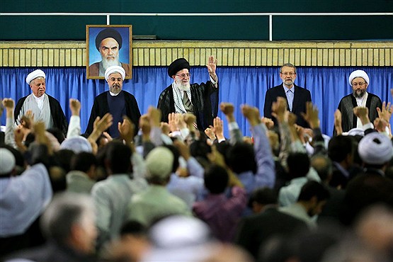 دیدار مسئولان نظام و سفرای کشورهای اسلامی با رهبر معظم انقلاب