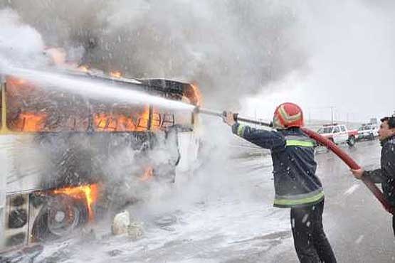 اسکانیا و باز هم آتش سوزی