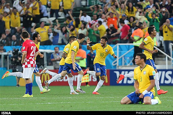 پیروزی مقتدرانه برزیل در بازی افتتاحیه/خط و نشان مردان اسکولاری برای جام