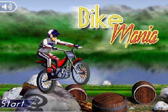 بازی آنلاین موتورسواری روی صخره