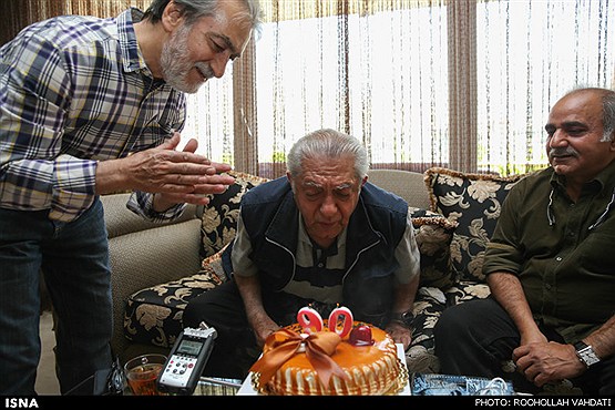 جشنی برای 90 سالگی عزت‌الله انتظامی/ تصاویر