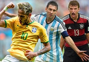 حمله 3 ستاره به کفش طلای جام جهانی