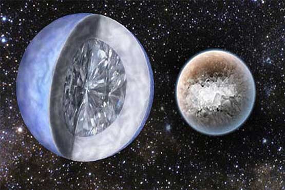 کشف الماس فضایی به اندازه کره زمین