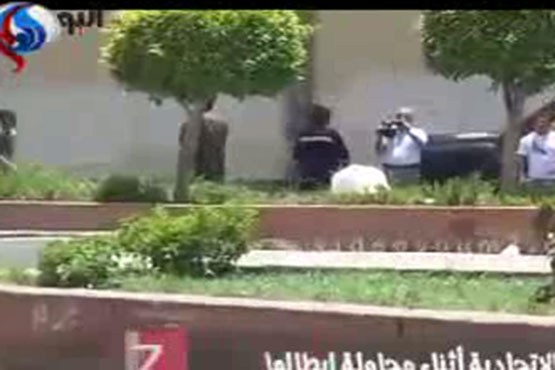 لحظه انفجار در کاخ ریاست جمهوری مصر