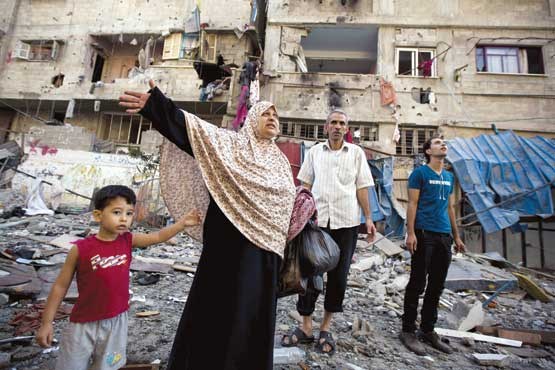 غزه می سوزد