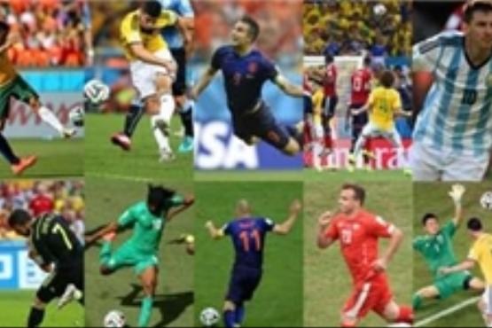 زیباترین گل های جام جهانی انتخاب شدند