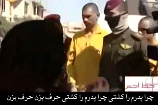 جلادان داعش رودرروی خانواده داغدار عراقی + فیلم