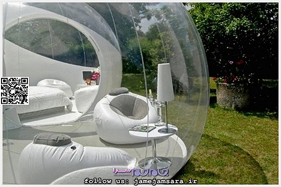 چادرهای مسافرتی مبله به شکل حباب |مجموعه عکس|