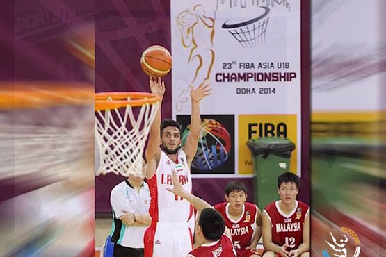 تیم جوانان بسکتبال ایران در مرحله نیمه نهایی قهرمانی آسیا
