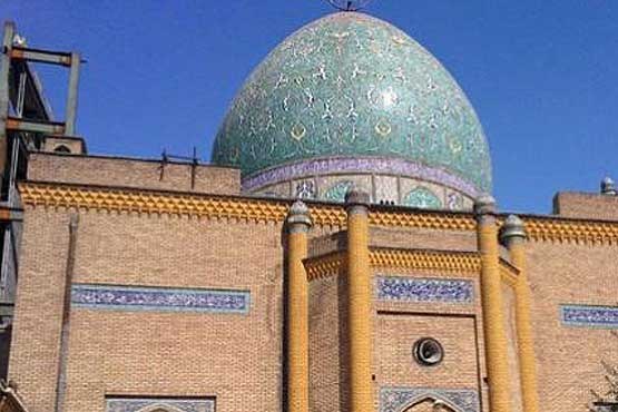 آسیب مترو به گنبد مسجد فخرالدوله