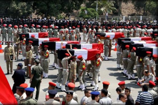 قتل 11 نظامی مصر در سینا به دست شبه نظامیان