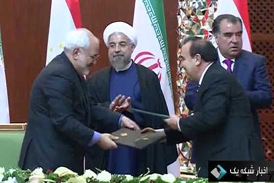 امضای 9 سند همکاری ایران و تاجیکستان