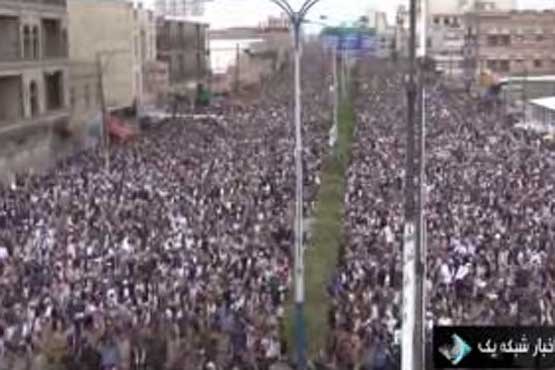 تظاهرات گسترده در یمن