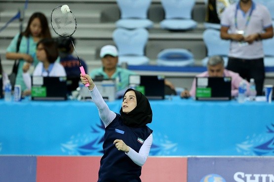 حذف دو نماینده ایران از مسابقات بدمینتون بازی‌های آسیایی