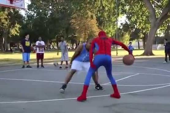 بسکتبال زیبا از مرد عنکبوتی+ فیلم