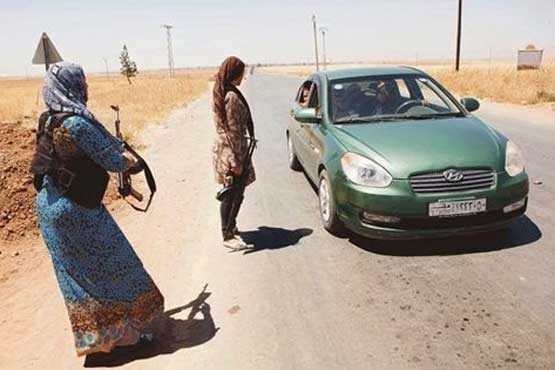 نبرد زنان کوبانی با داعش + عکس