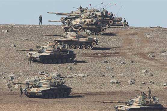 ترکیه نیروهای نظامی به سمت مرزهای سوریه گسیل کرد