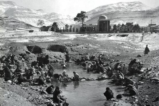 آرامگاه سعدی در اردیبهشت 1331/ عکس
