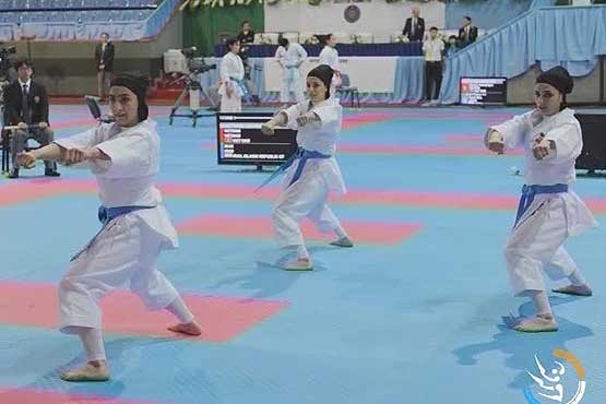 کسب اولین مدال تیمی کاتا بانوان ایران در تاریخ کاراته