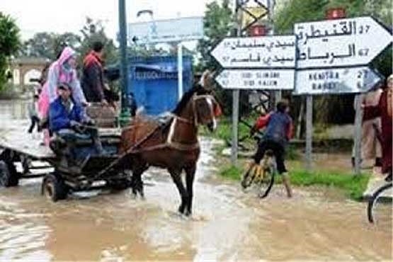 35 کشته و مفقود در سیلاب مغرب
