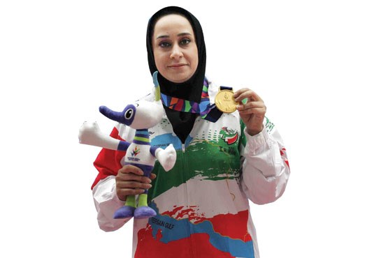ساره جوانمردی به مدال طلای تپانچه بادی جهان دست یافت