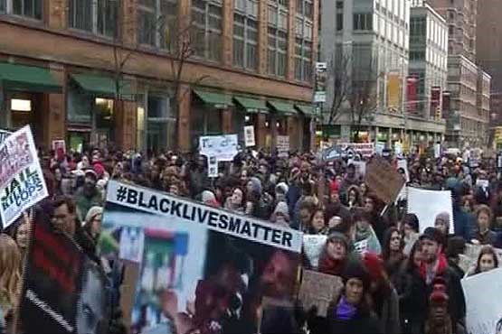 تظاهرات گسترده ضد تبعیض نژادی در آمریکا